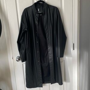 Rains Black Jacket Unisex XS/S